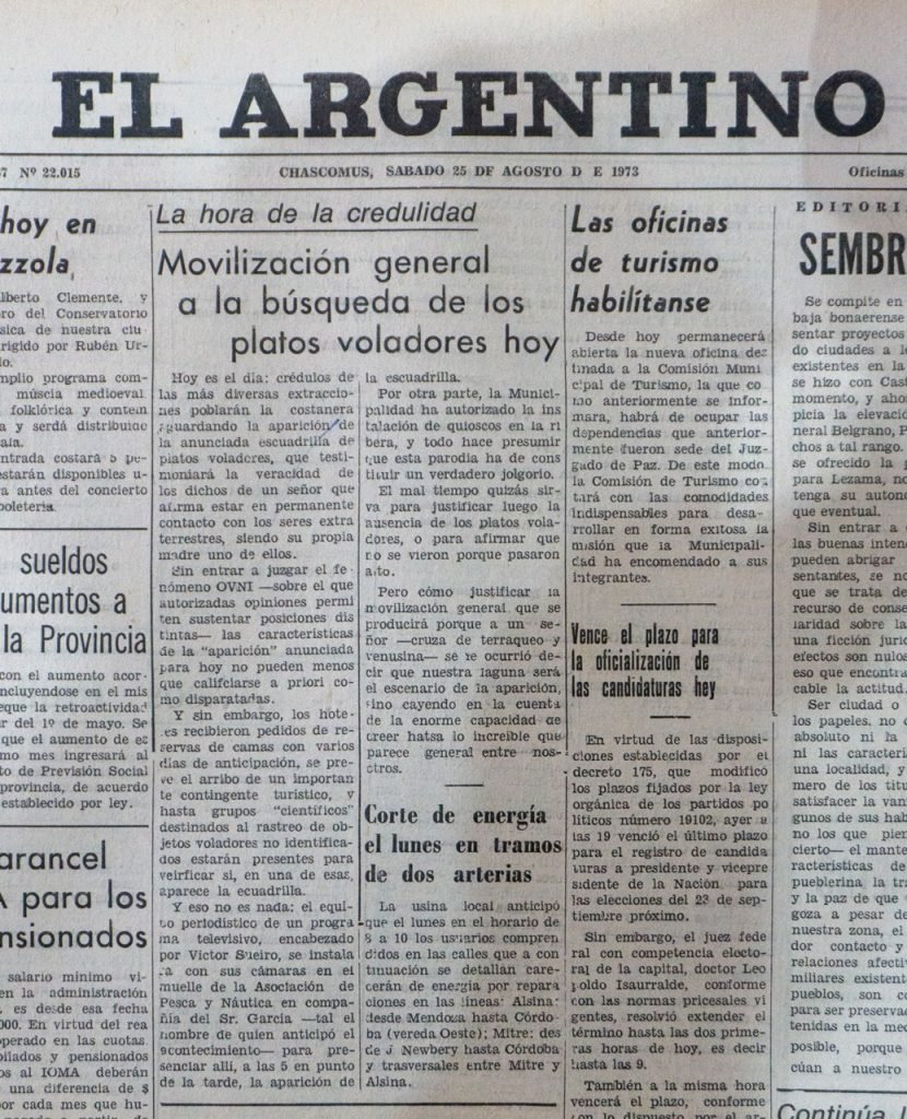 «Se sabe: los enigmas siempre andan cerca del agua».