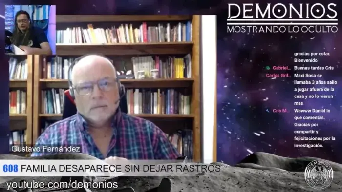 Familia desaparece sin dejar rastros - Gustavo es entrevistado por Carlos Iurchuk del canal Demonios